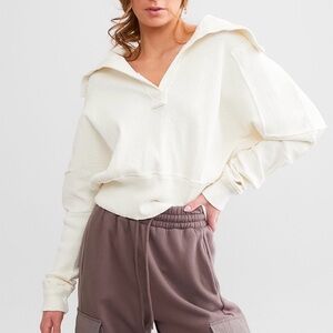 Free People Not So Ordinary long sleeve top sz small